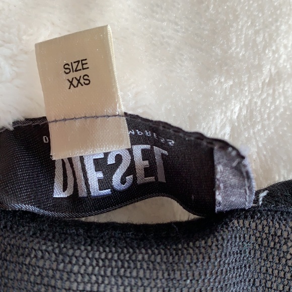 Diesel Cotton Sheer Mesh Racerback Tank Top Size XXS - Picture 4 of 5